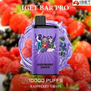 iget bar pro raspberry grape 10000 puffs 1